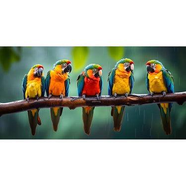 Large Parrot Canvas